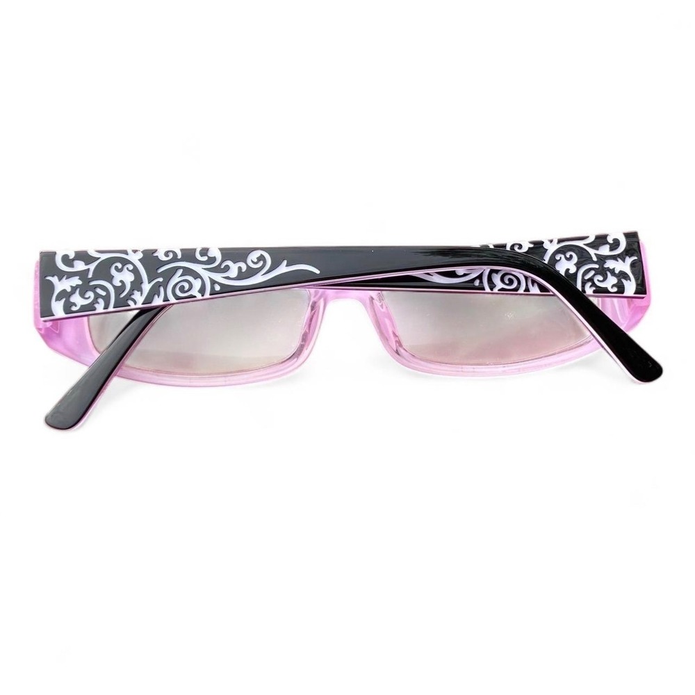 Chelsea Morgan CM0008 Black Purple Filigree Scroll Eyeglass Frames 51-15-135